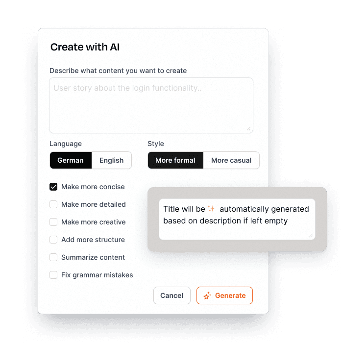 AI assistant in leadtime